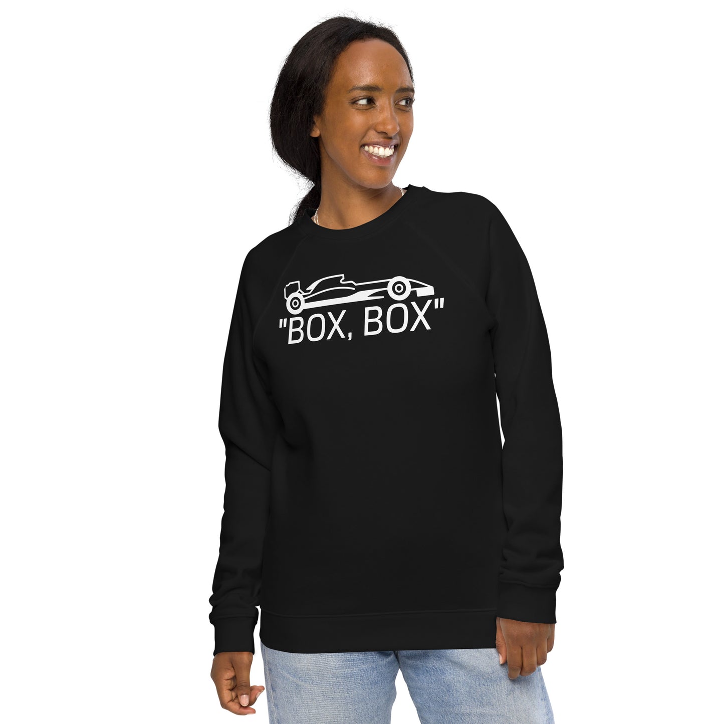 BOX, BOX Unisex organic raglan sweatshirt