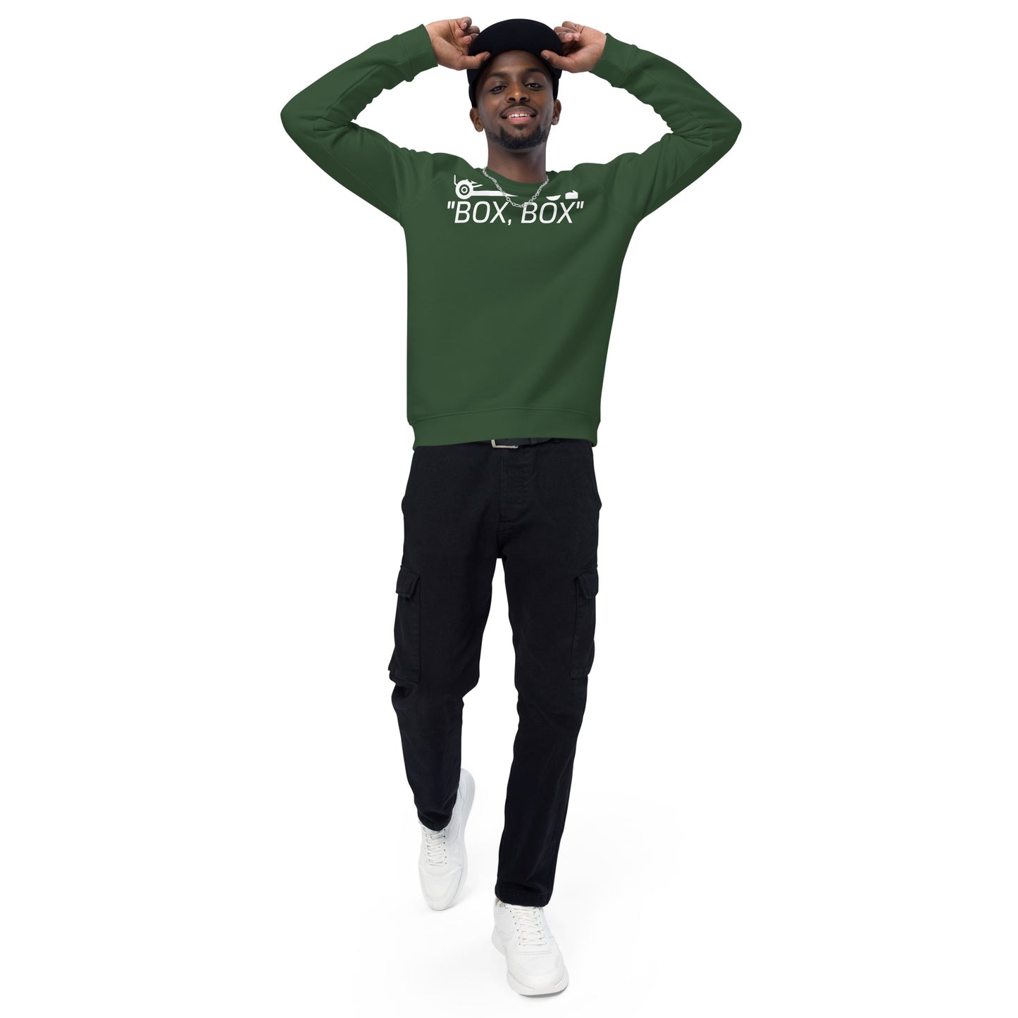 BOX, BOX Unisex organic raglan sweatshirt