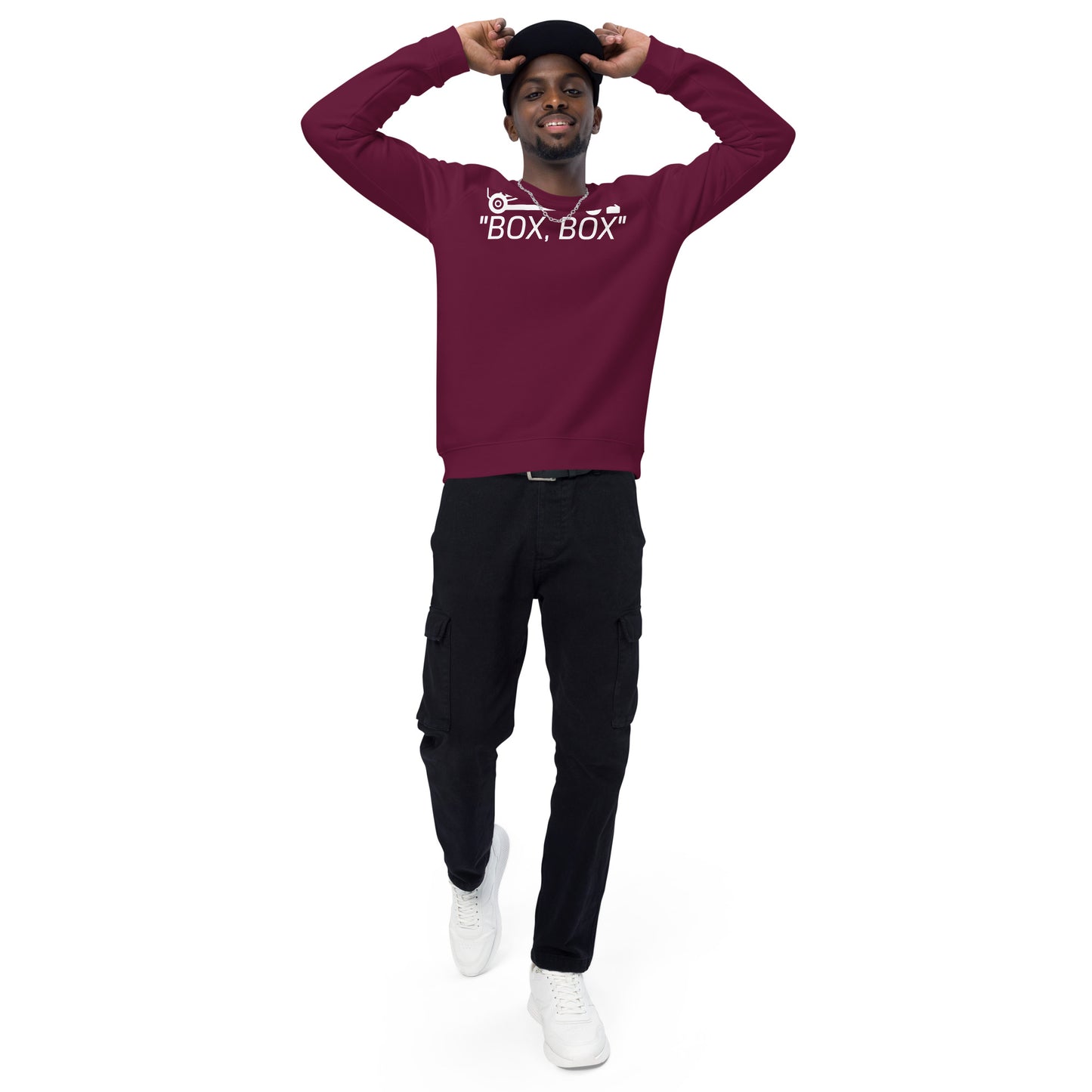 BOX, BOX Unisex organic raglan sweatshirt