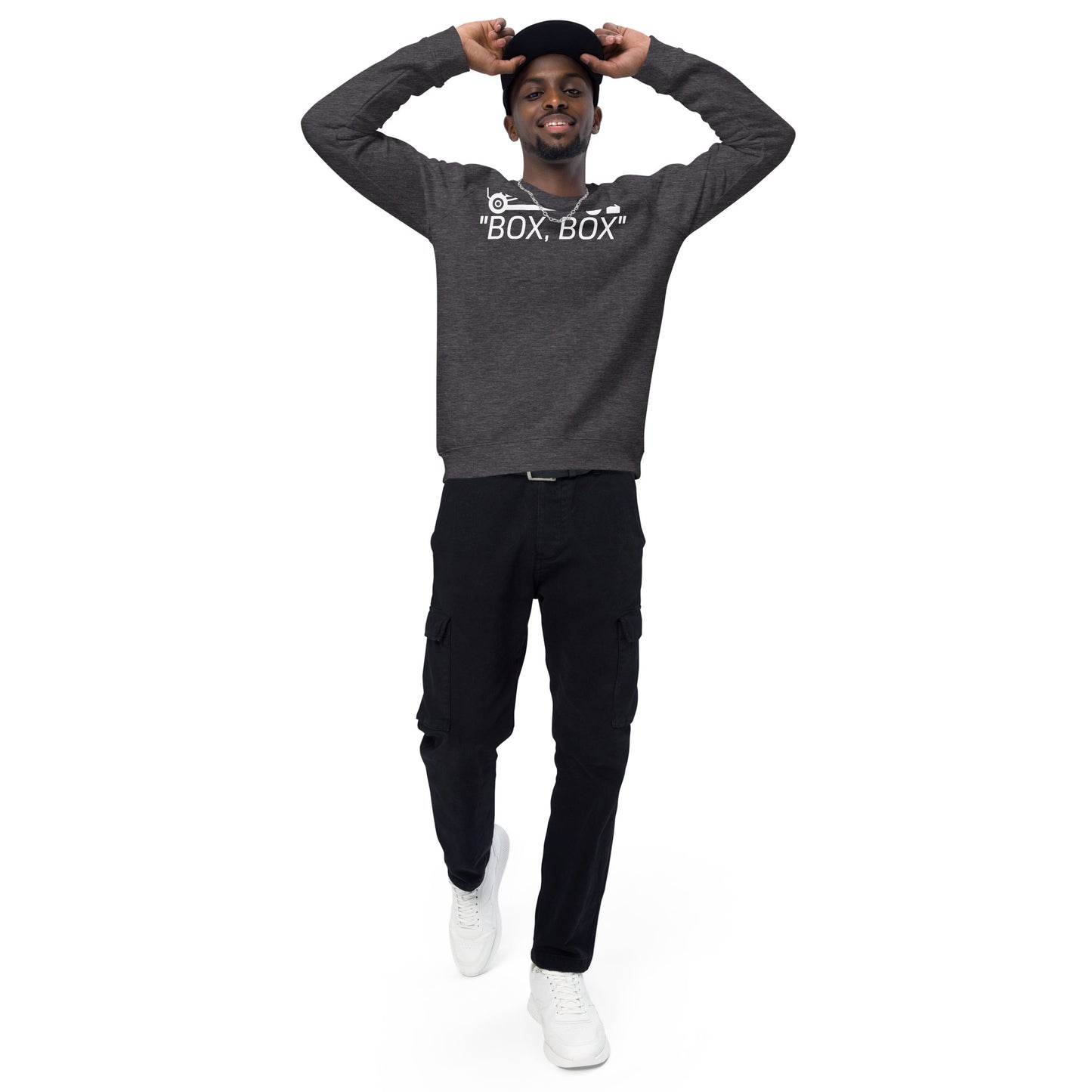 BOX, BOX Unisex organic raglan sweatshirt