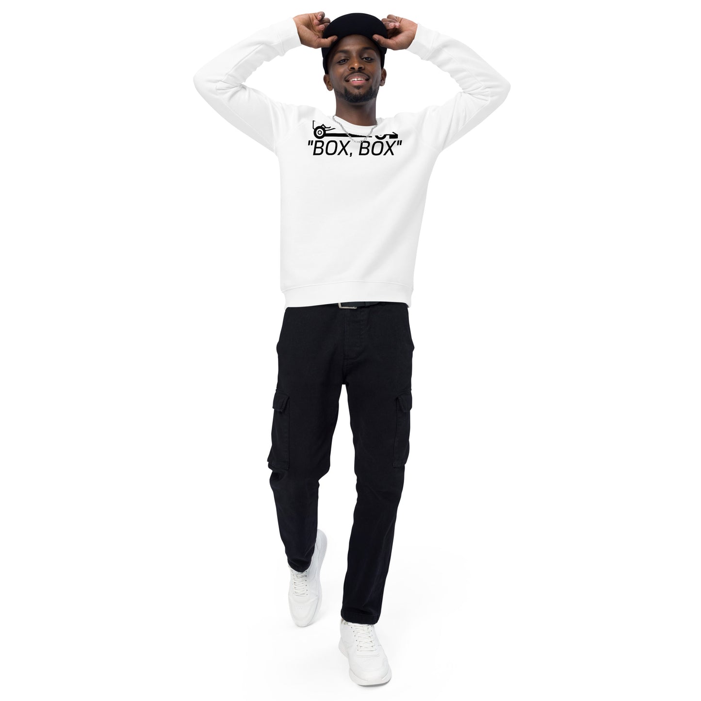 BOX, BOX Unisex organic raglan sweatshirt