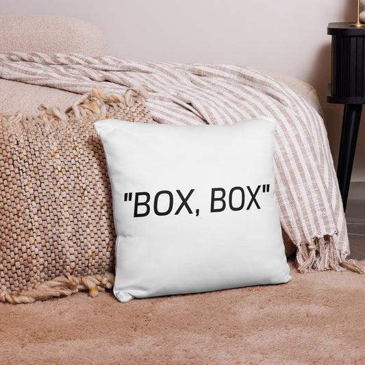 "BOX, BOX" 18" X 18" Basic Pillow