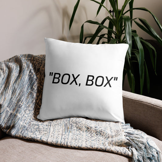 "BOX, BOX" 22" X 22" Basic Pillow