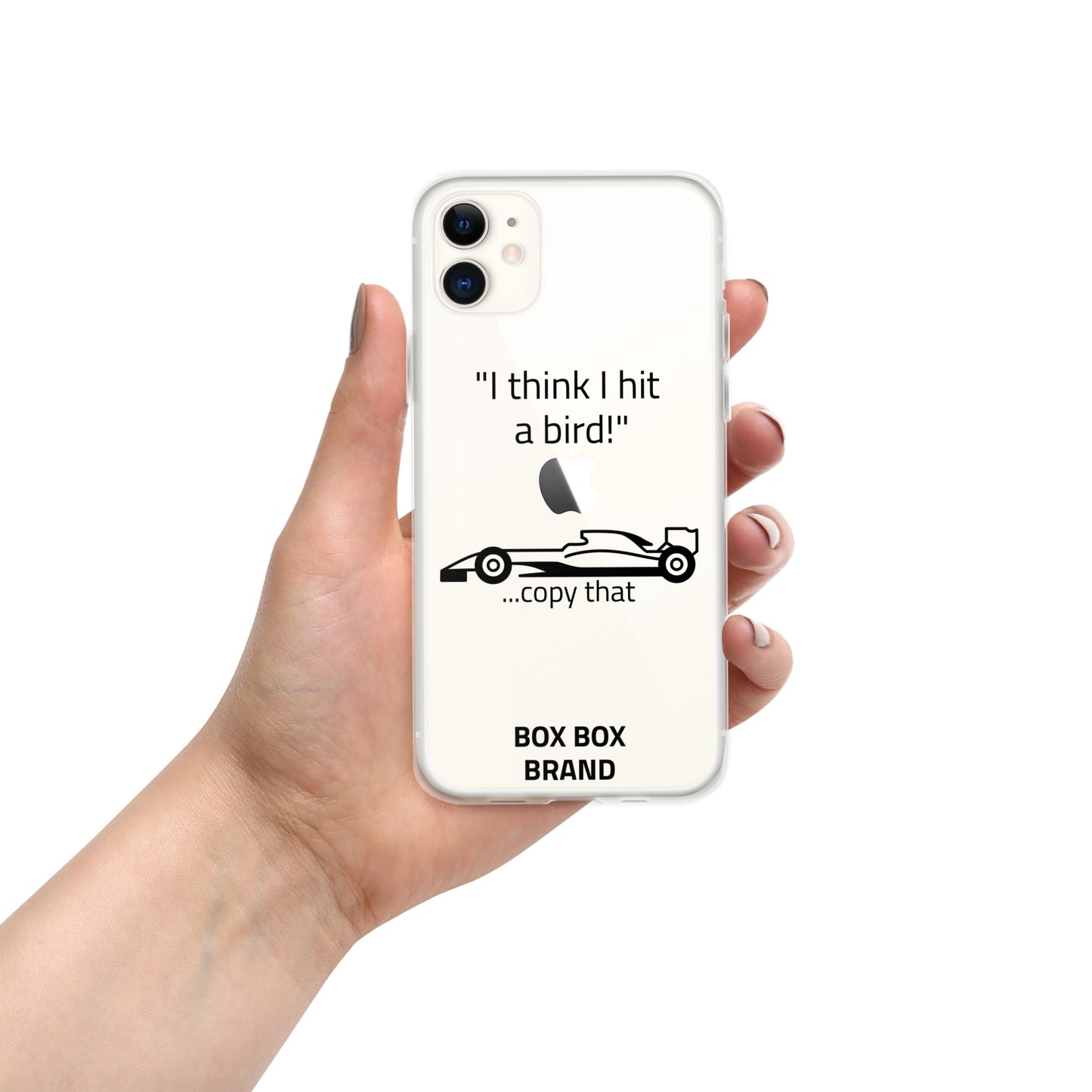 "I think I hit a bird!" Clear Case for iPhone®