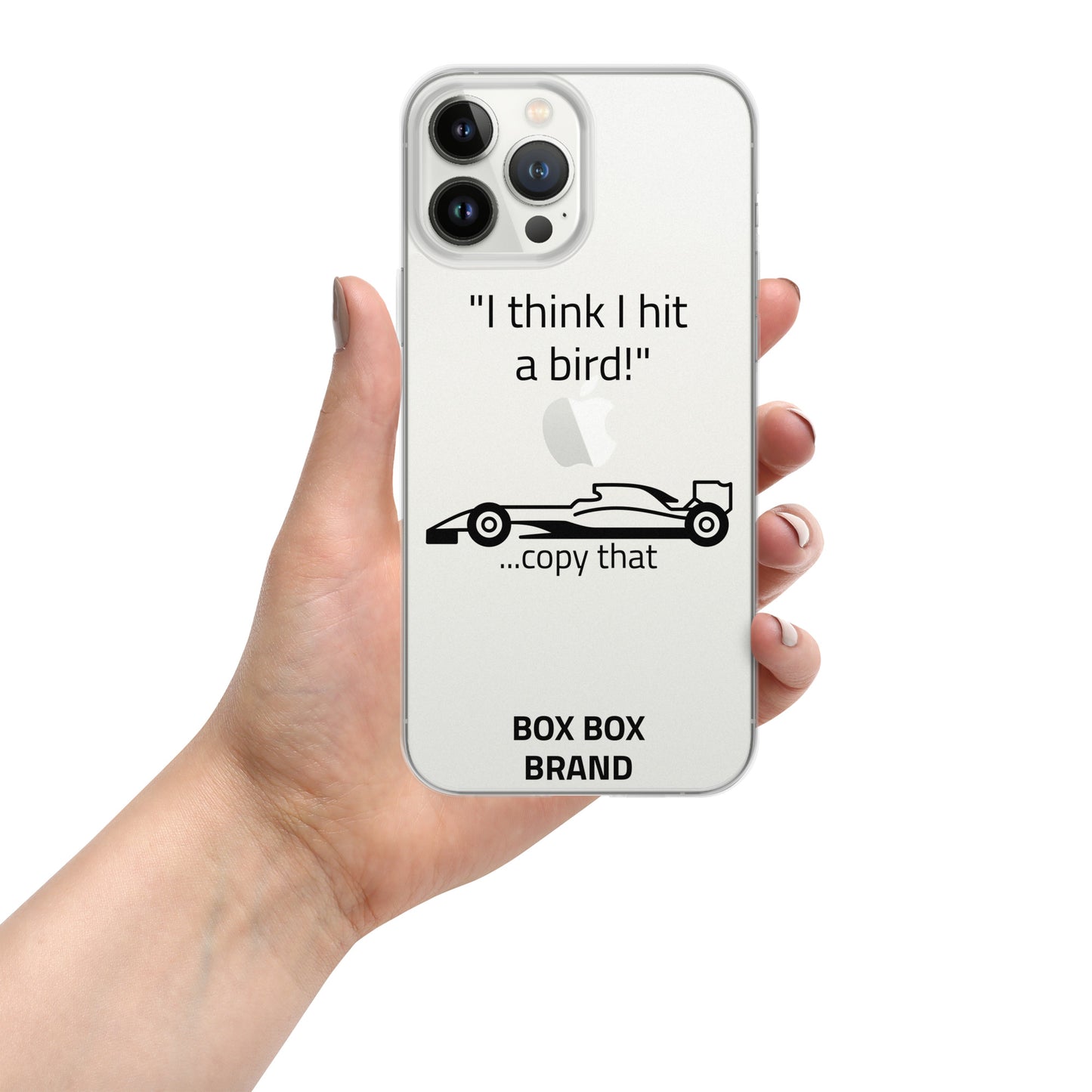 "I think I hit a bird!" Clear Case for iPhone®