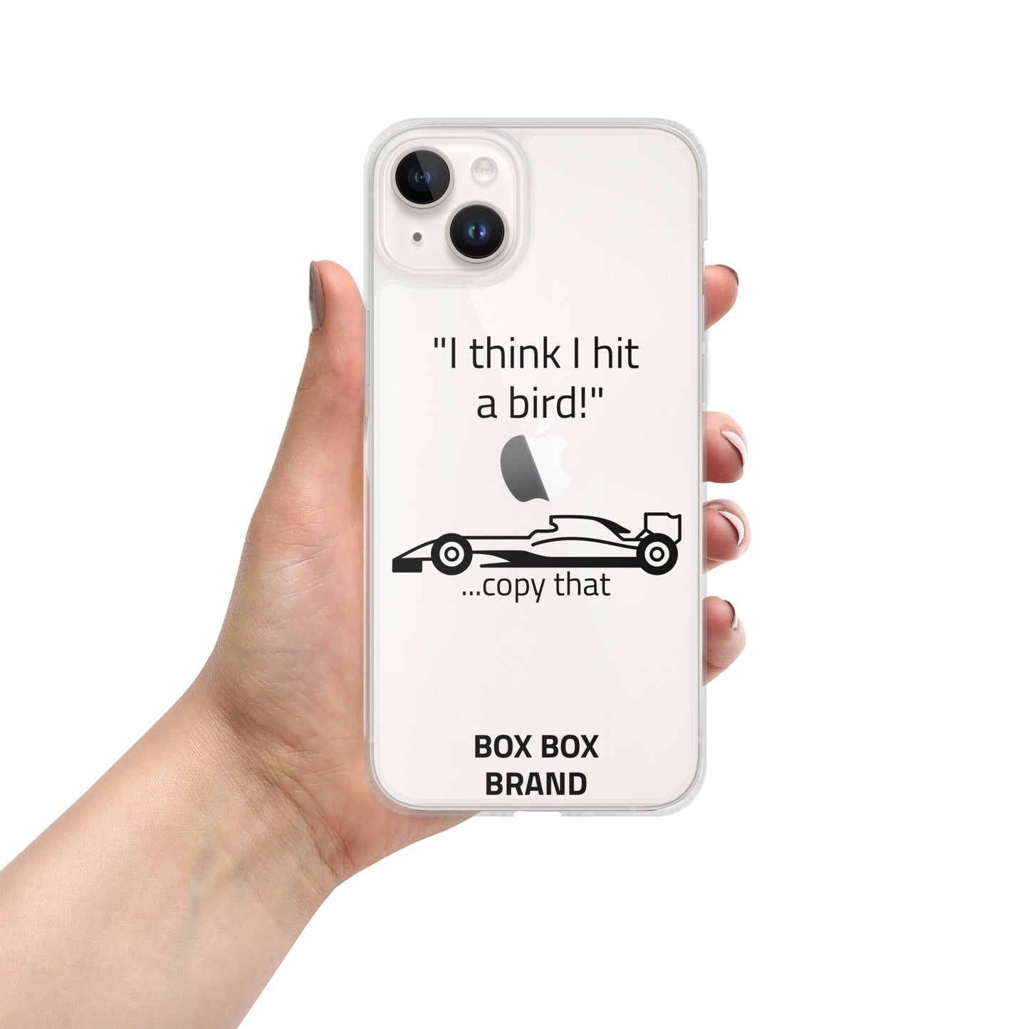 "I think I hit a bird!" Clear Case for iPhone®