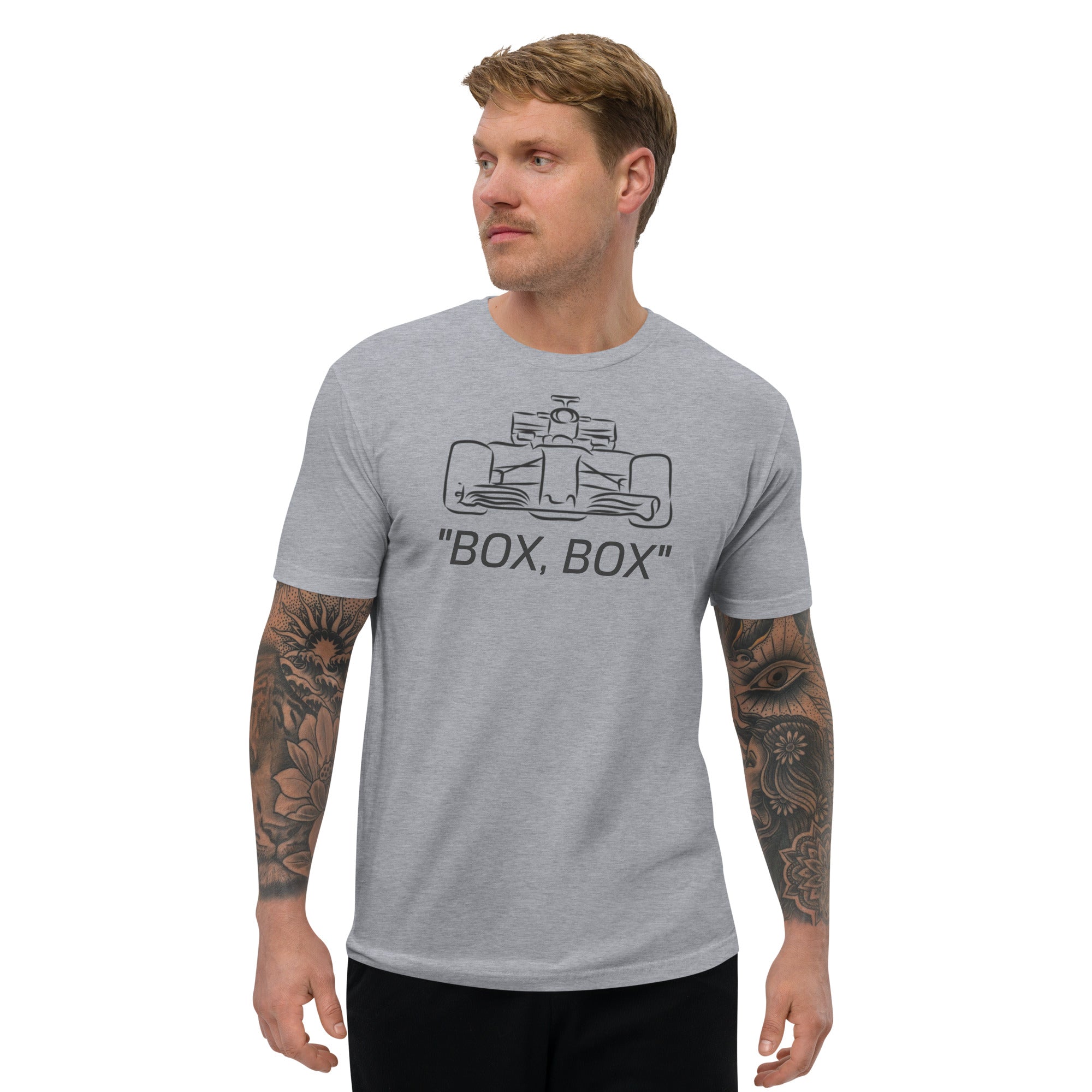 Form-fitting Front Box Box Short Sleeve T-shirt – BOX, BOX BRAND APPAREL