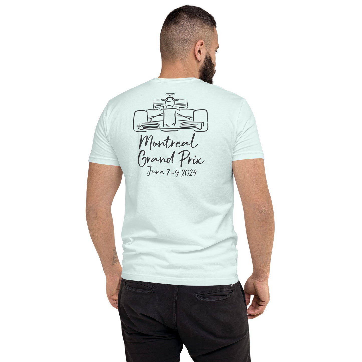 Form-Fitting Montreal Grand Prix Reverse Short Sleeve T-shirt