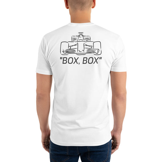 Form-Fitting Reverse BOX BOX Short Sleeve T-shirt