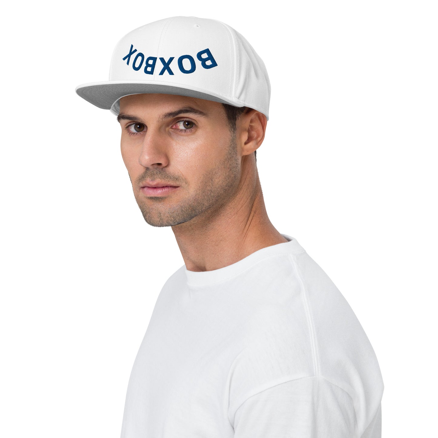 Snapback Box Box (White) Hat