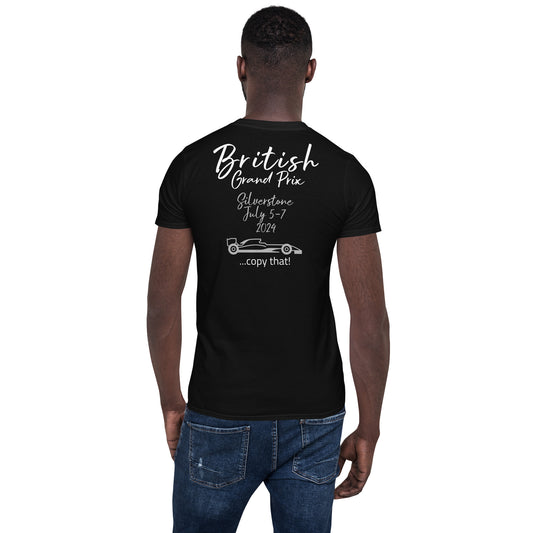 2024 British Grand Prix Silverstone Reverse Short-Sleeve Unisex T-Shirt