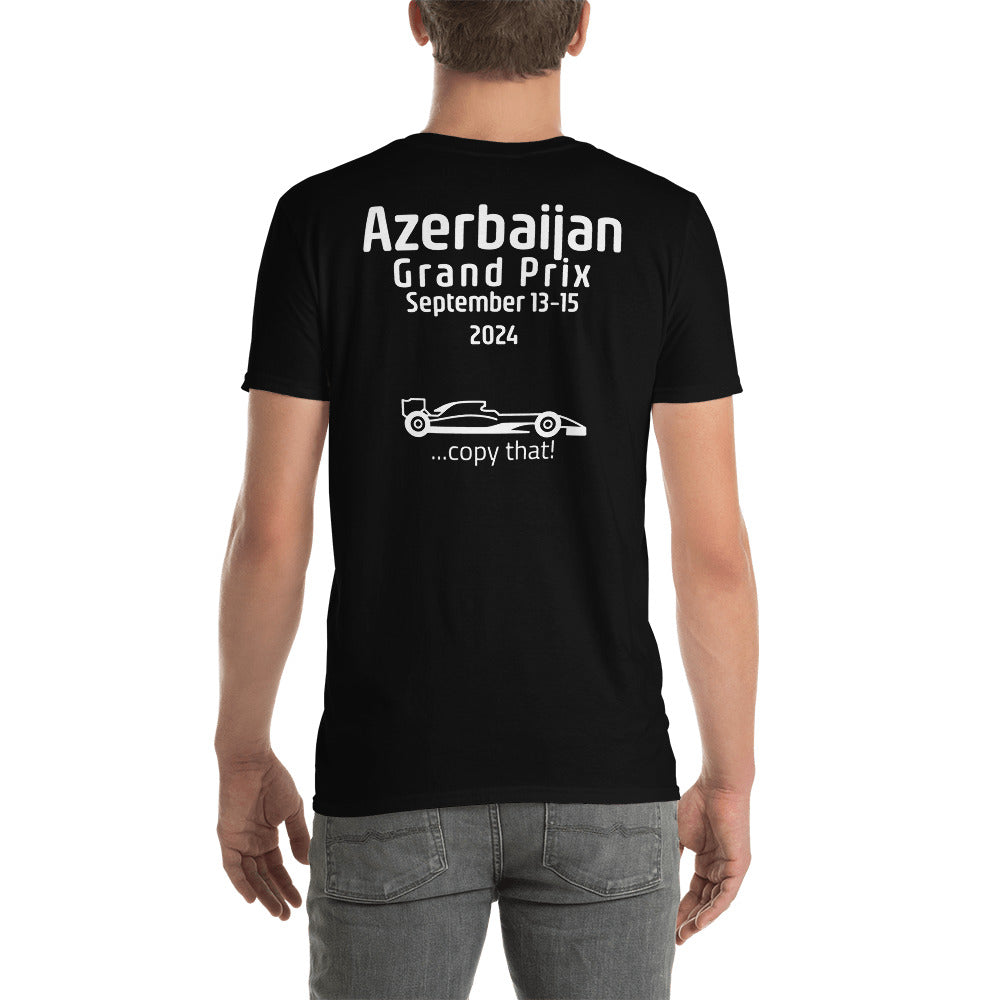 2024 Azerbaijan Grand Prix Reverse Short-Sleeve Unisex T-Shirt