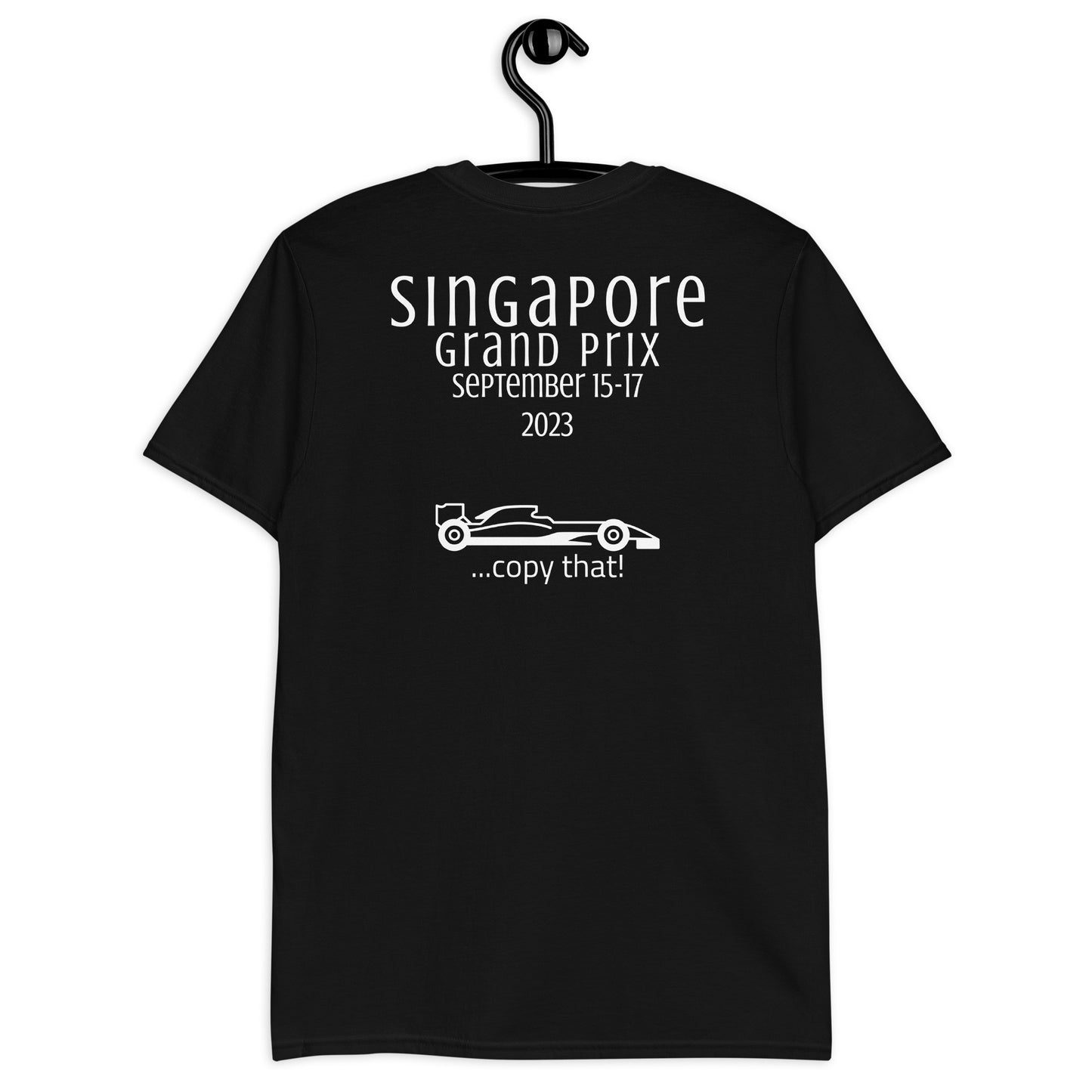 2023 Singapore Grand Prix Reverse Short-Sleeve Unisex T-Shirt