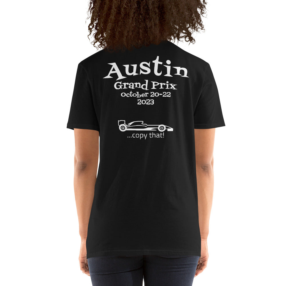 2023 Austin Grand Prix Reverse Short-Sleeve Unisex T-Shirt