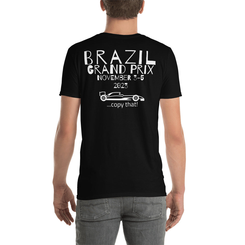 2023 Brazil Grand Prix Reverse Short-Sleeve Unisex T-Shirt