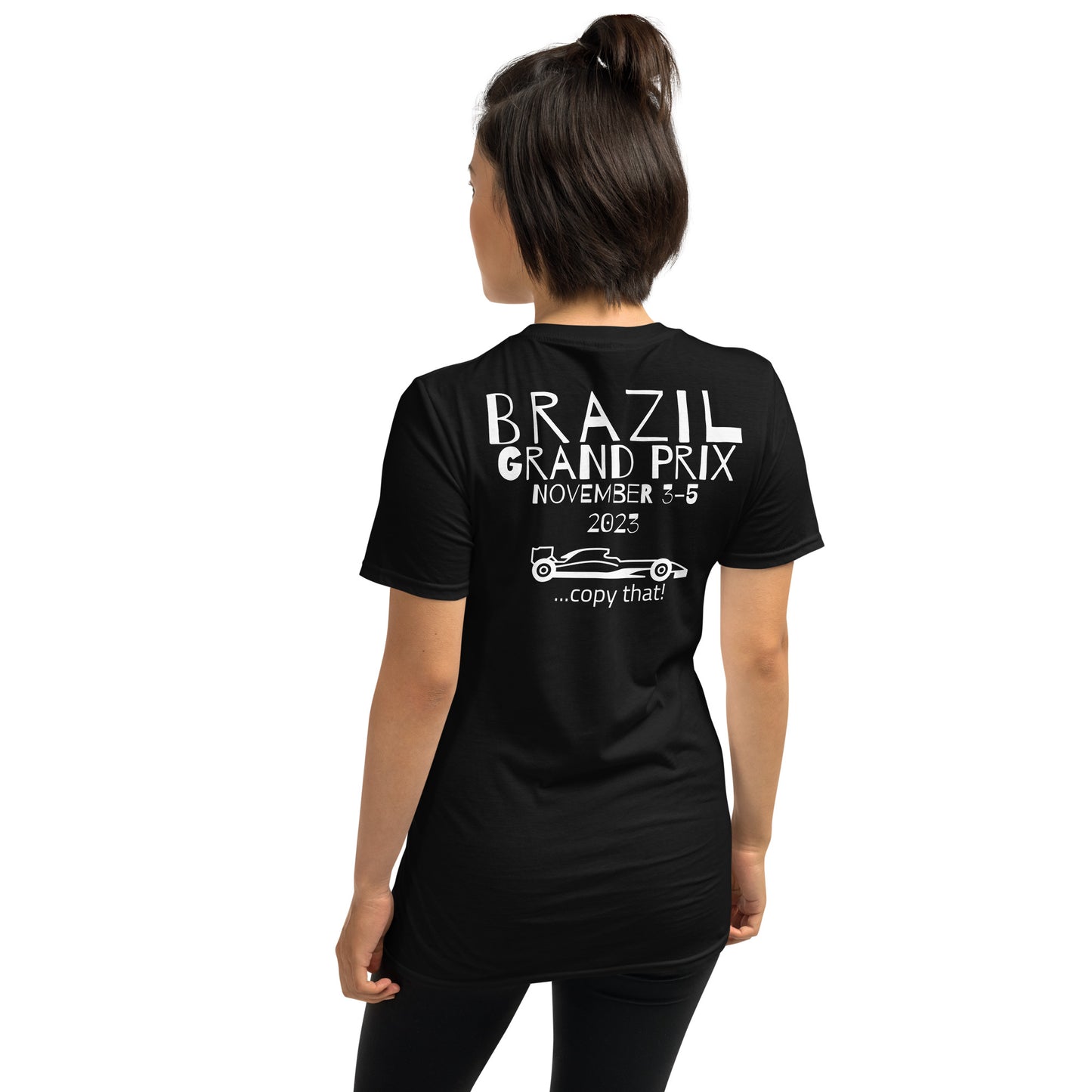 2023 Brazil Grand Prix Reverse Short-Sleeve Unisex T-Shirt