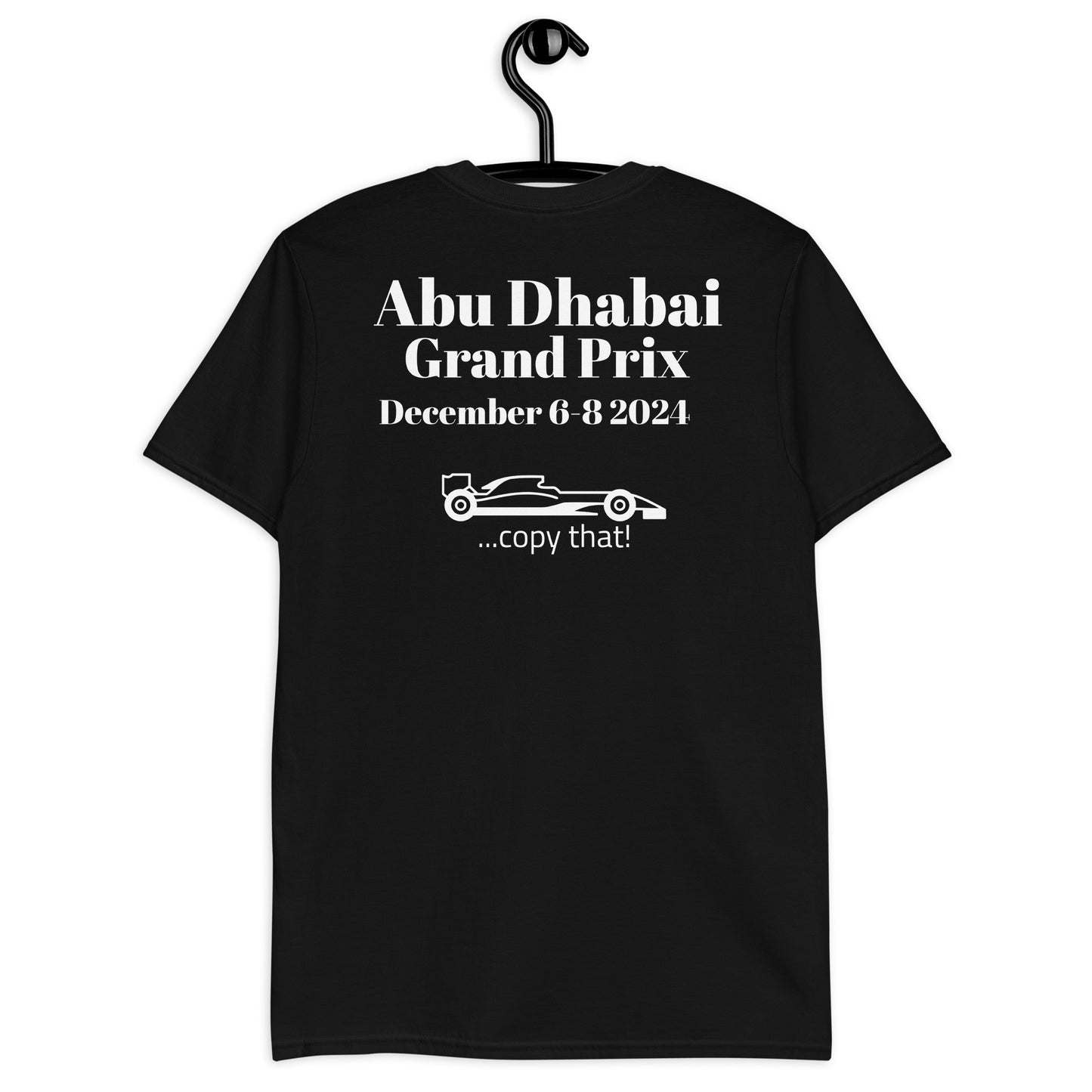 2024 Abu Dhabi Grand Prix Reverse Short-Sleeve Unisex T-Shirt