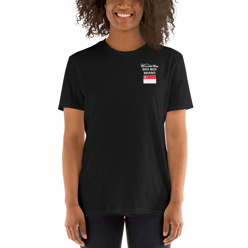 2023 Singapore Grand Prix Reverse Short-Sleeve Unisex T-Shirt