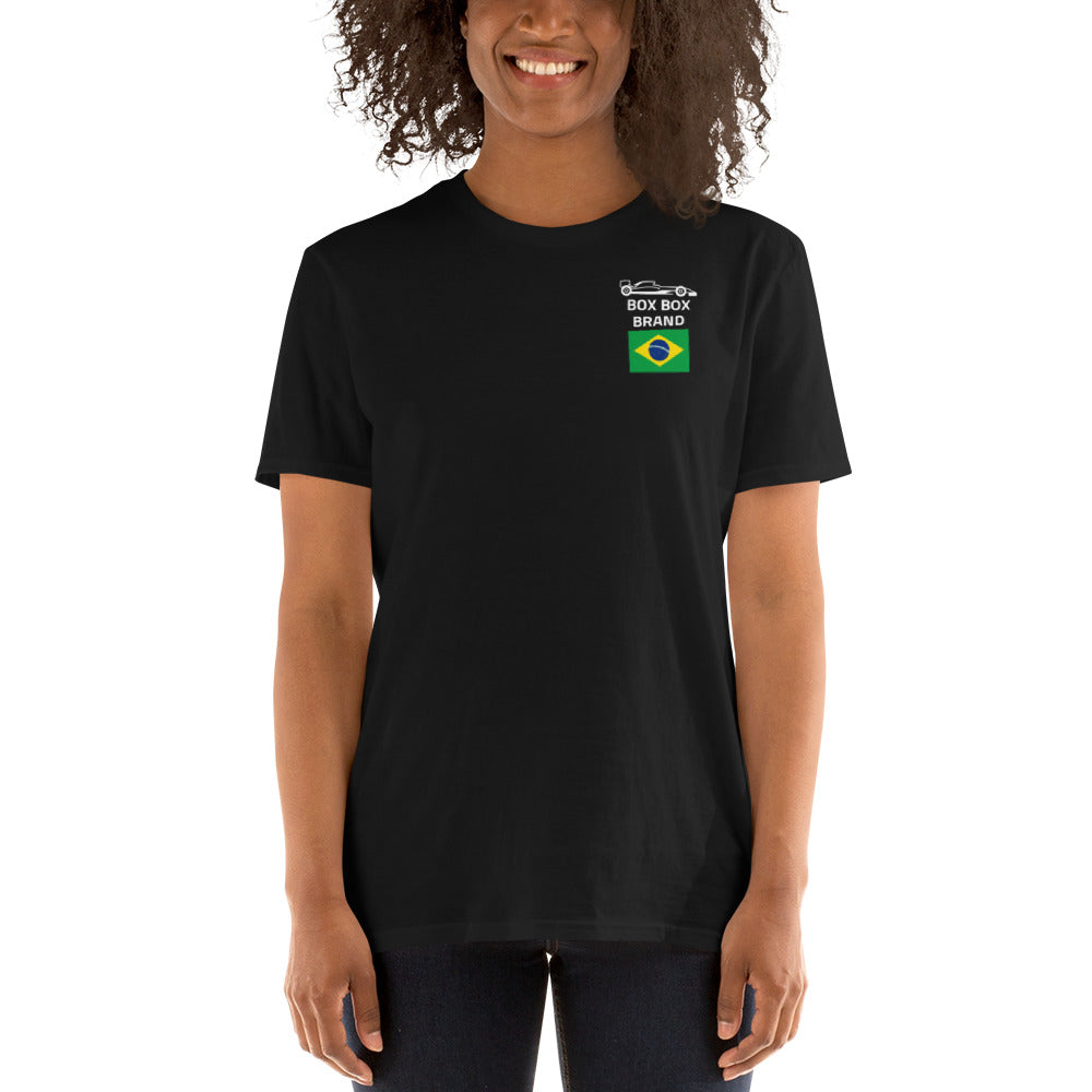 2023 Brazil Grand Prix Reverse Short-Sleeve Unisex T-Shirt