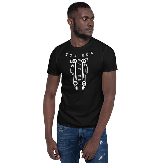 Box,Box Bet,Bet (Dark-shade) Short-Sleeve Unisex T-Shirt