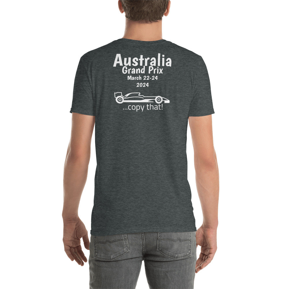 2024 Australian Grand Prix Reverse Short-Sleeve Unisex T-Shirt