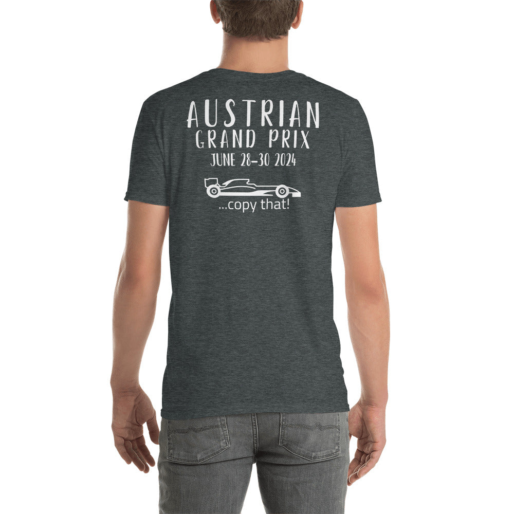 2024 Austrian Grand Prix Reverse Short-Sleeve Unisex T-Shirt