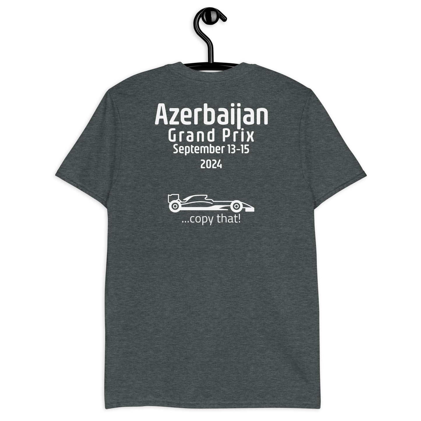 2024 Azerbaijan Grand Prix Reverse Short-Sleeve Unisex T-Shirt