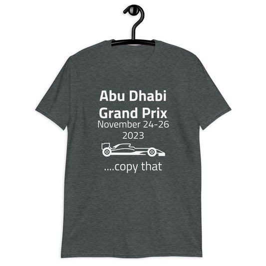 2023 Abu Dhabi Grand Prix Short-Sleeve Unisex T-Shirt