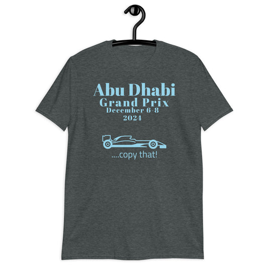 2024 Abu Dhabi Grand Prix Short-Sleeve Unisex T-Shirt