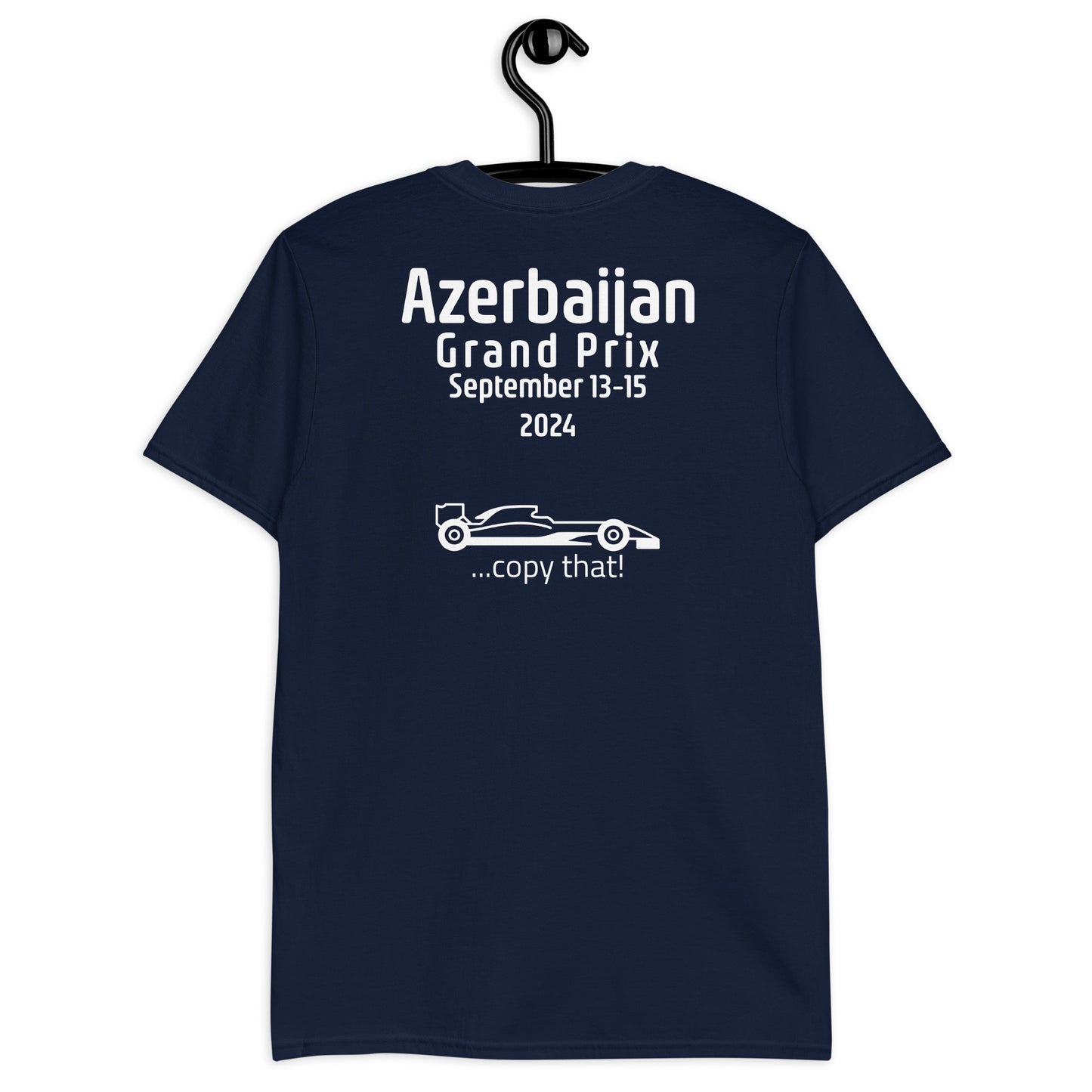 2024 Azerbaijan Grand Prix Reverse Short-Sleeve Unisex T-Shirt