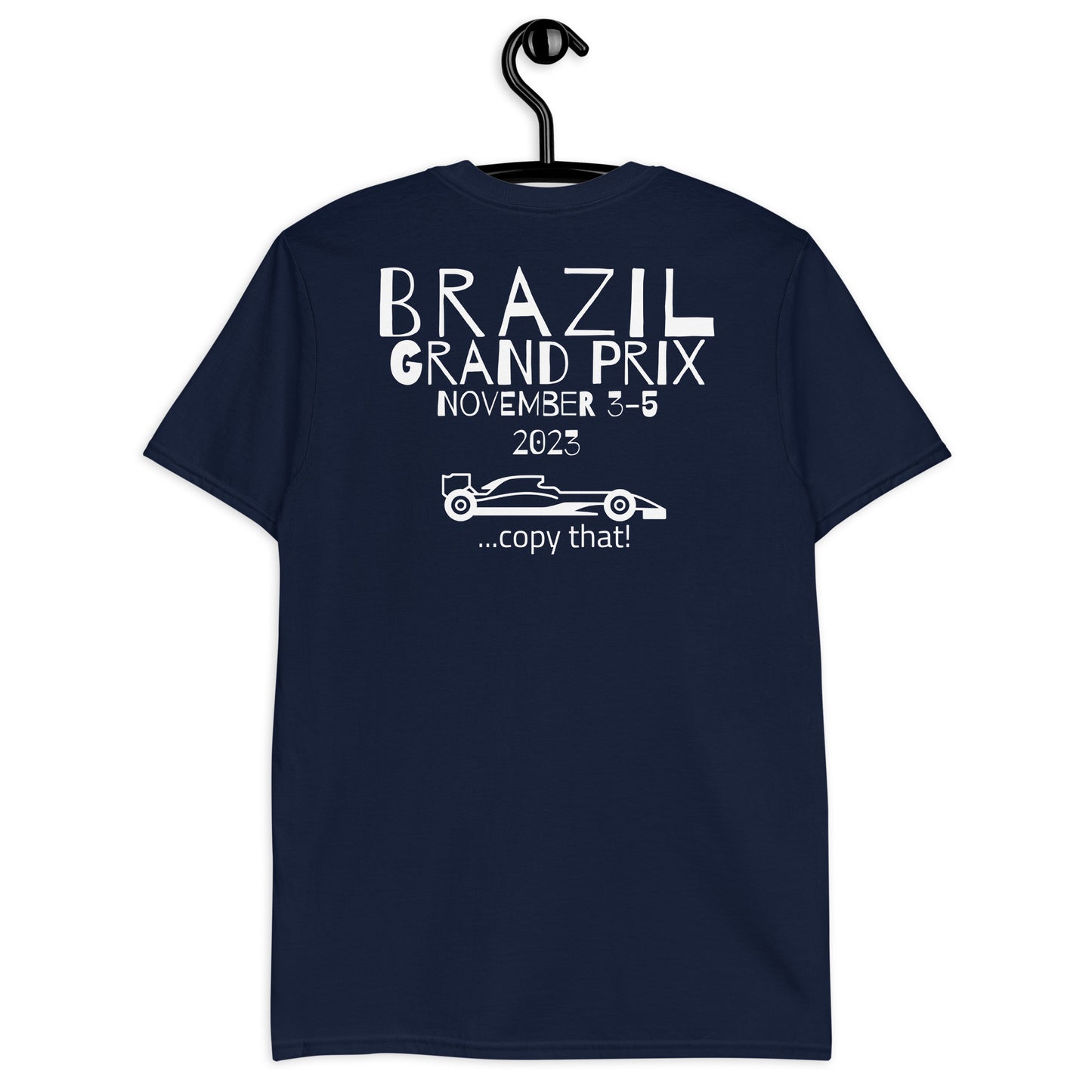 2023 Brazil Grand Prix Reverse Short-Sleeve Unisex T-Shirt