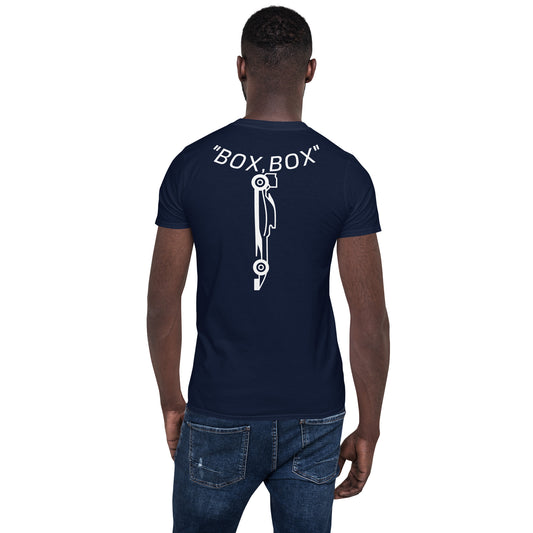 "BOX,BOX" Reverse (Curve) Short-Sleeve Unisex T-Shirt