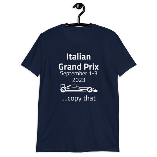 2023 Italian Grand Prix Short-Sleeve Unisex T-Shirt