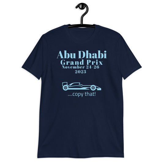 2023 Abu Dhabi Grand Prix Short-Sleeve Unisex T-Shirt