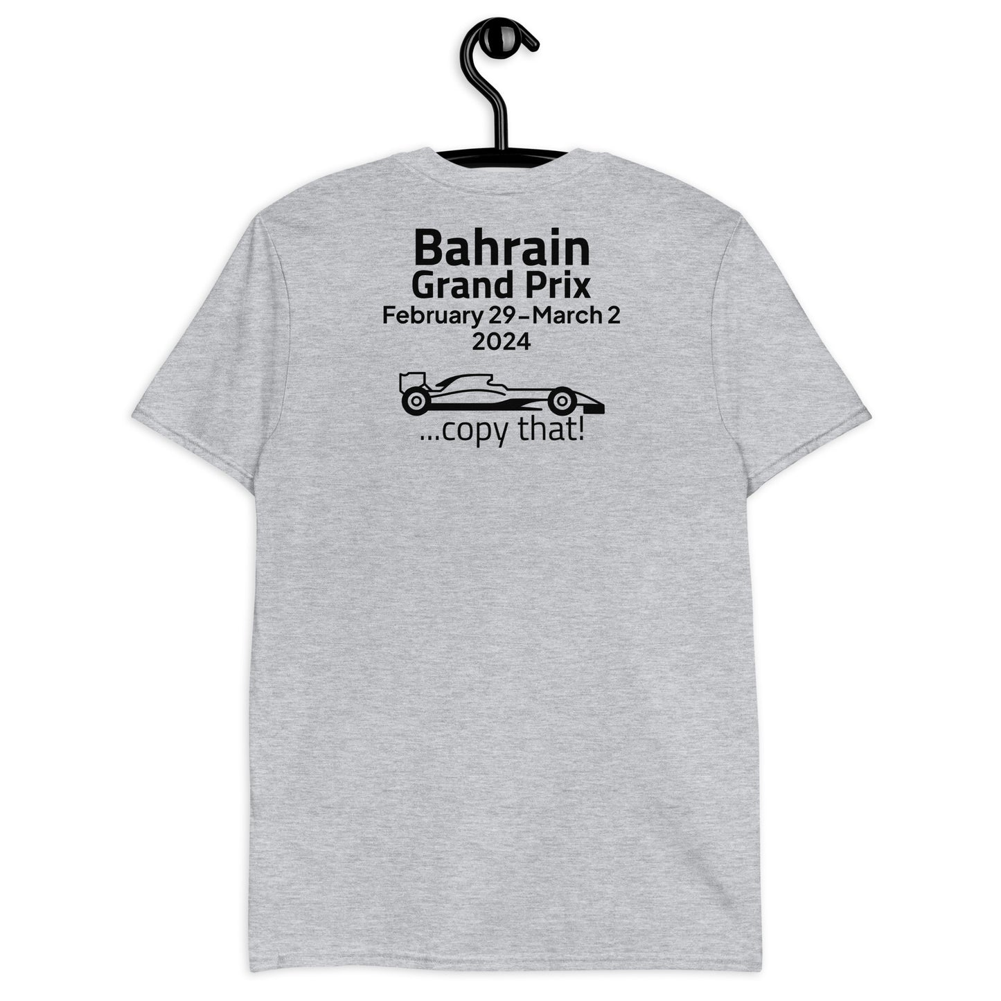 2024 Bahrain Grand Prix Reverse Short-Sleeve Unisex T-Shirt