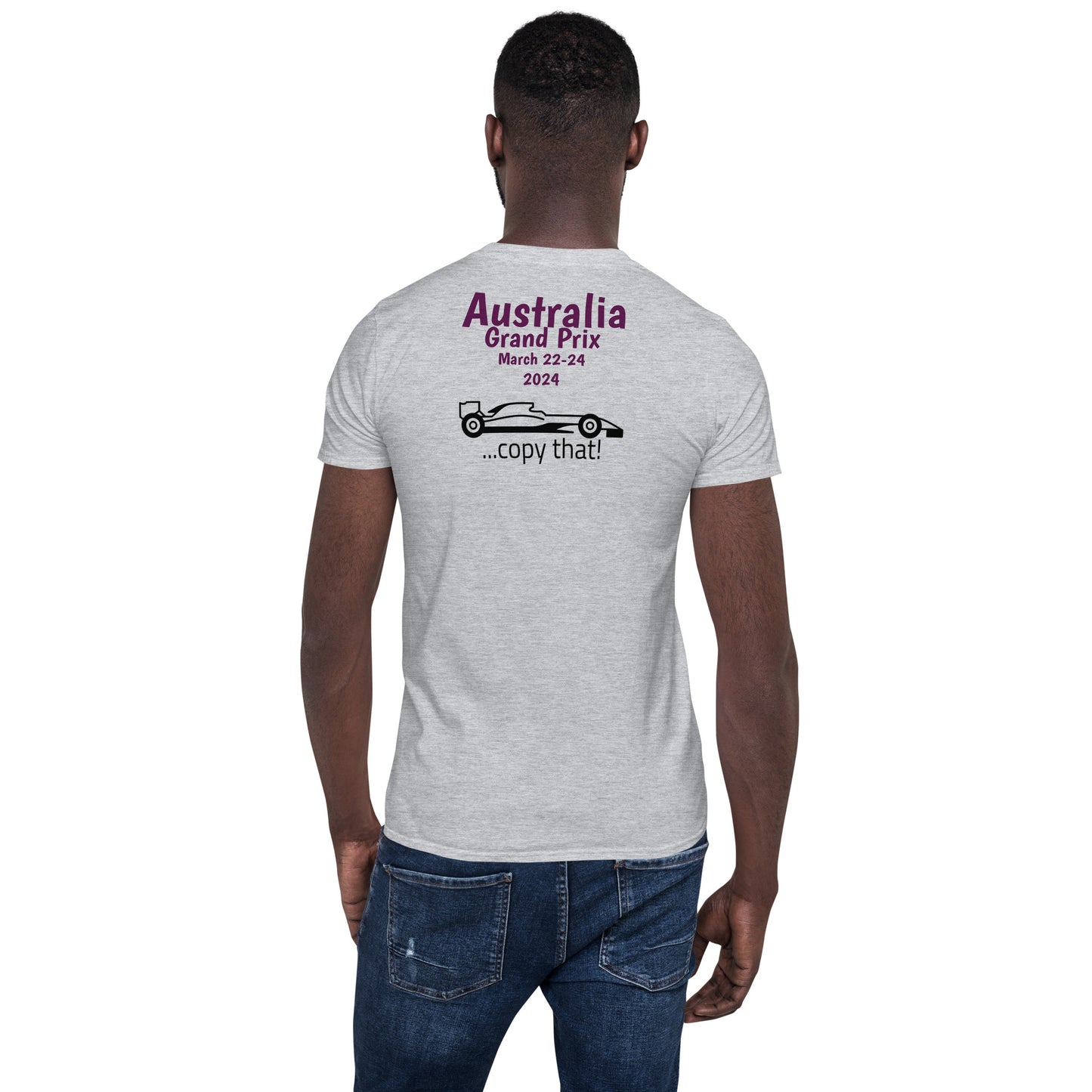 2024 Australian Grand Prix Reverse Short-Sleeve Unisex T-Shirt