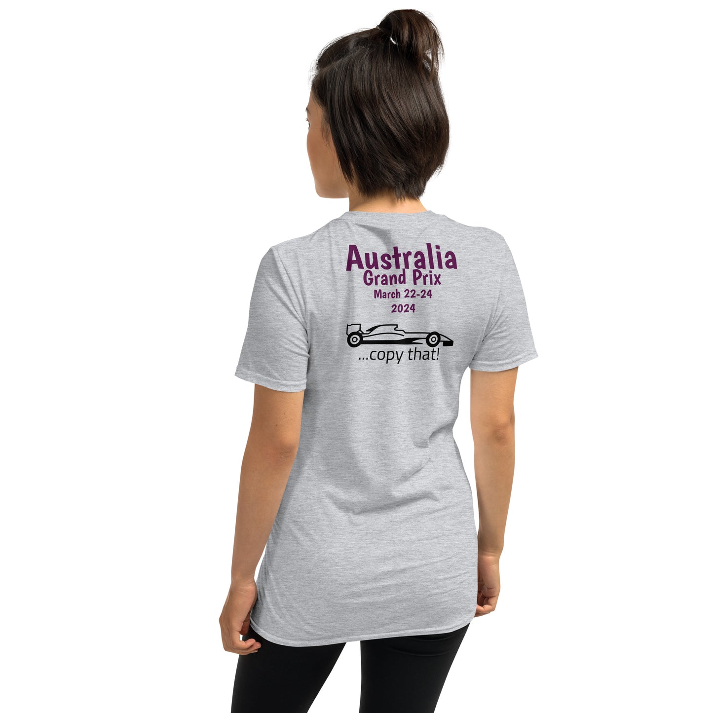 2024 Australian Grand Prix Reverse Short-Sleeve Unisex T-Shirt