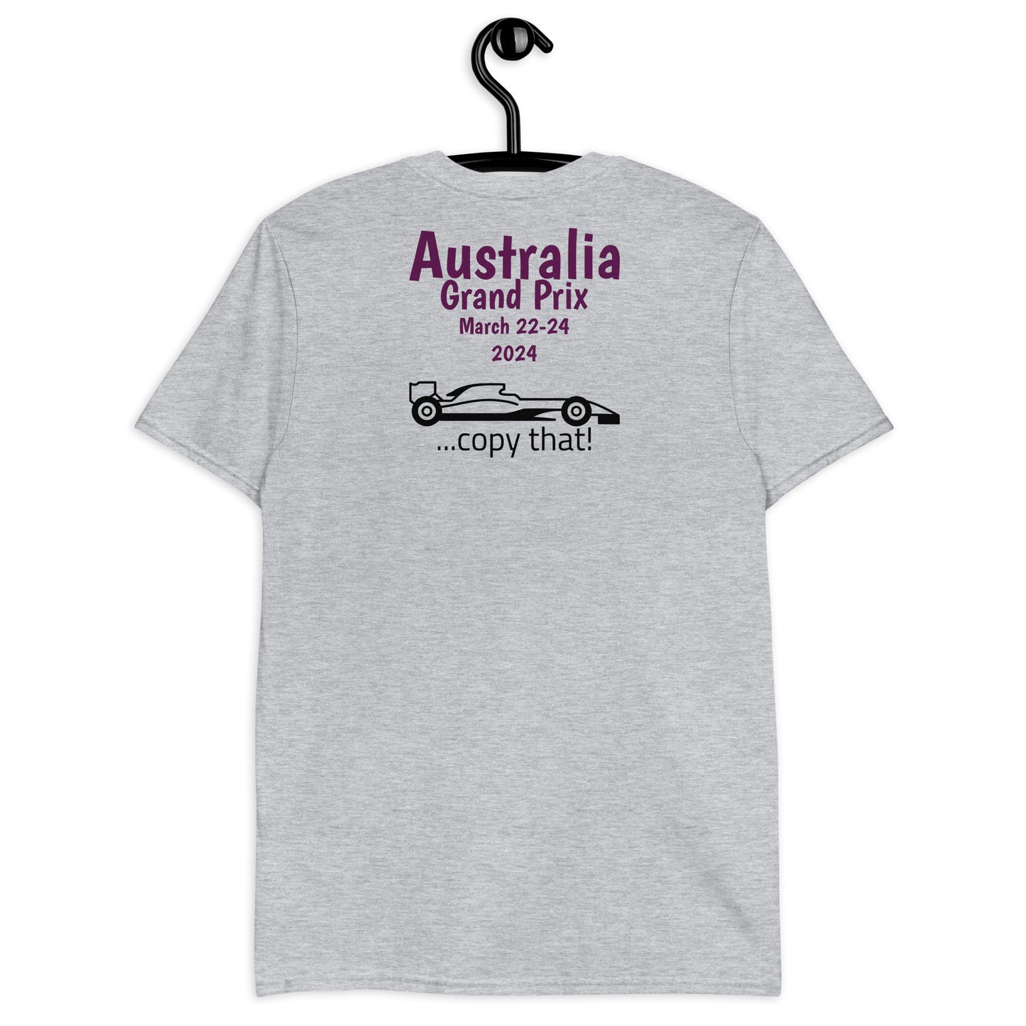 2024 Australian Grand Prix Reverse Short-Sleeve Unisex T-Shirt