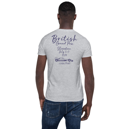 2024 British Grand Prix Silverstone Reverse Short-Sleeve Unisex T-Shirt