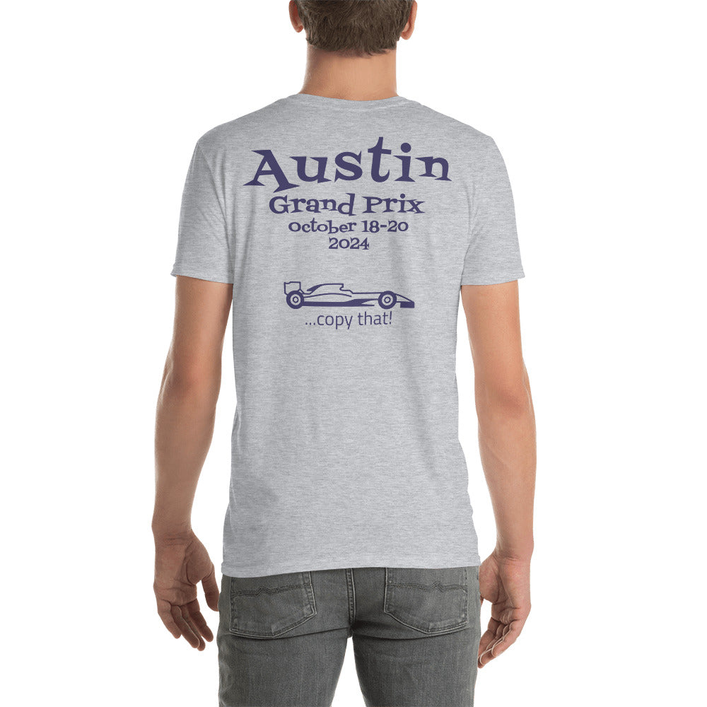 2024 Austin Grand Prix Reverse Short-Sleeve Unisex T-Shirt