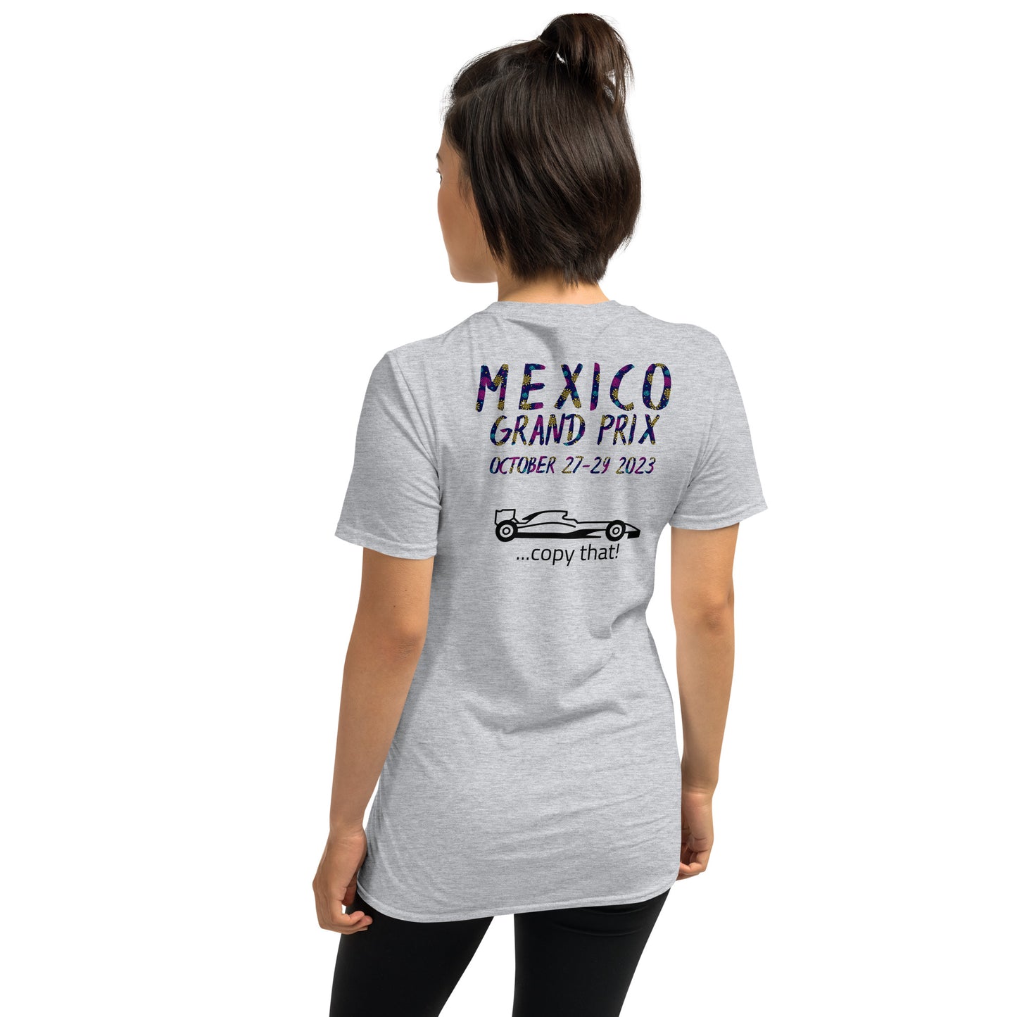 2023 Mexico Grand Prix Reverse Short-Sleeve Unisex T-Shirt