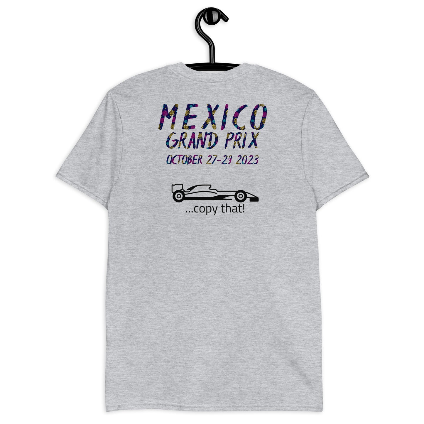 2023 Mexico Grand Prix Reverse Short-Sleeve Unisex T-Shirt