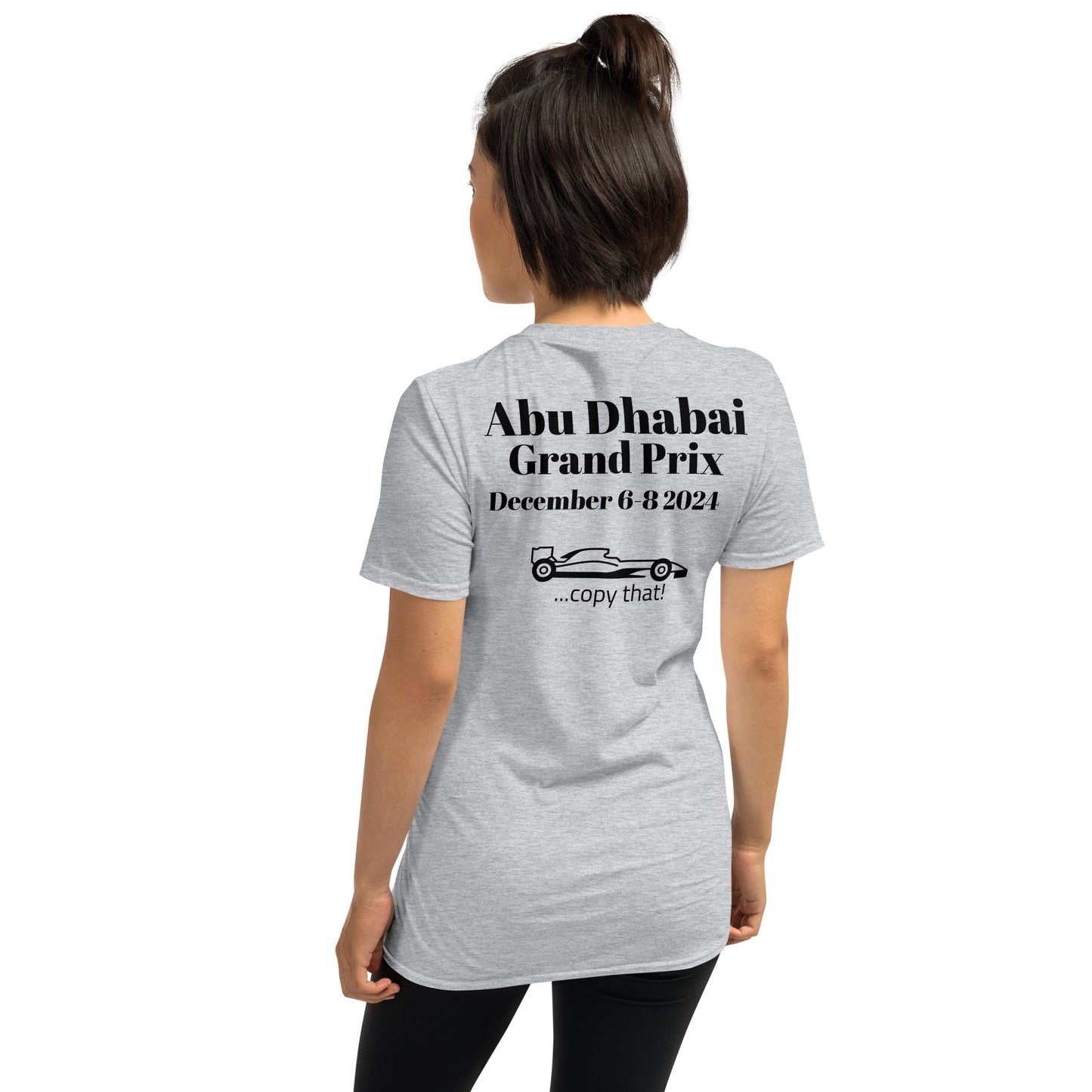 2024 Abu Dhabi Grand Prix Reverse Short-Sleeve Unisex T-Shirt