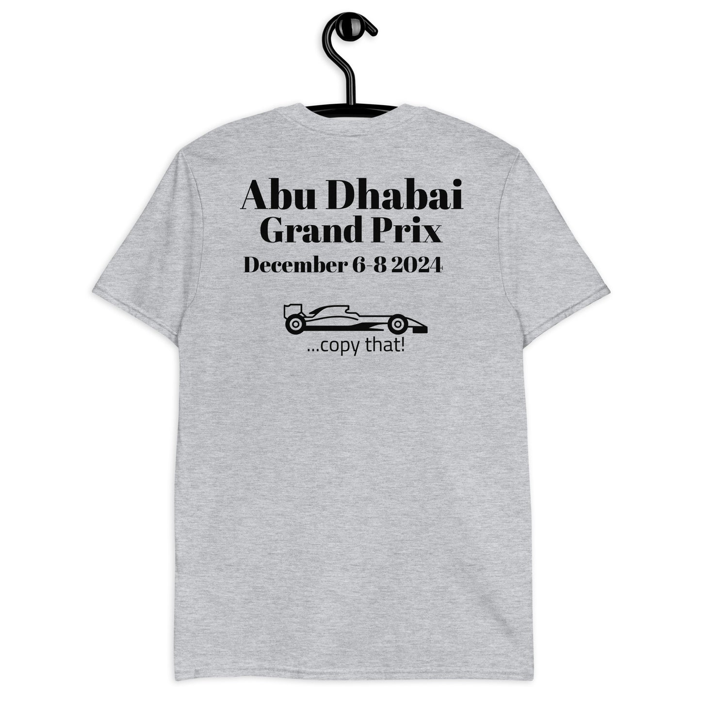 2024 Abu Dhabi Grand Prix Reverse Short-Sleeve Unisex T-Shirt