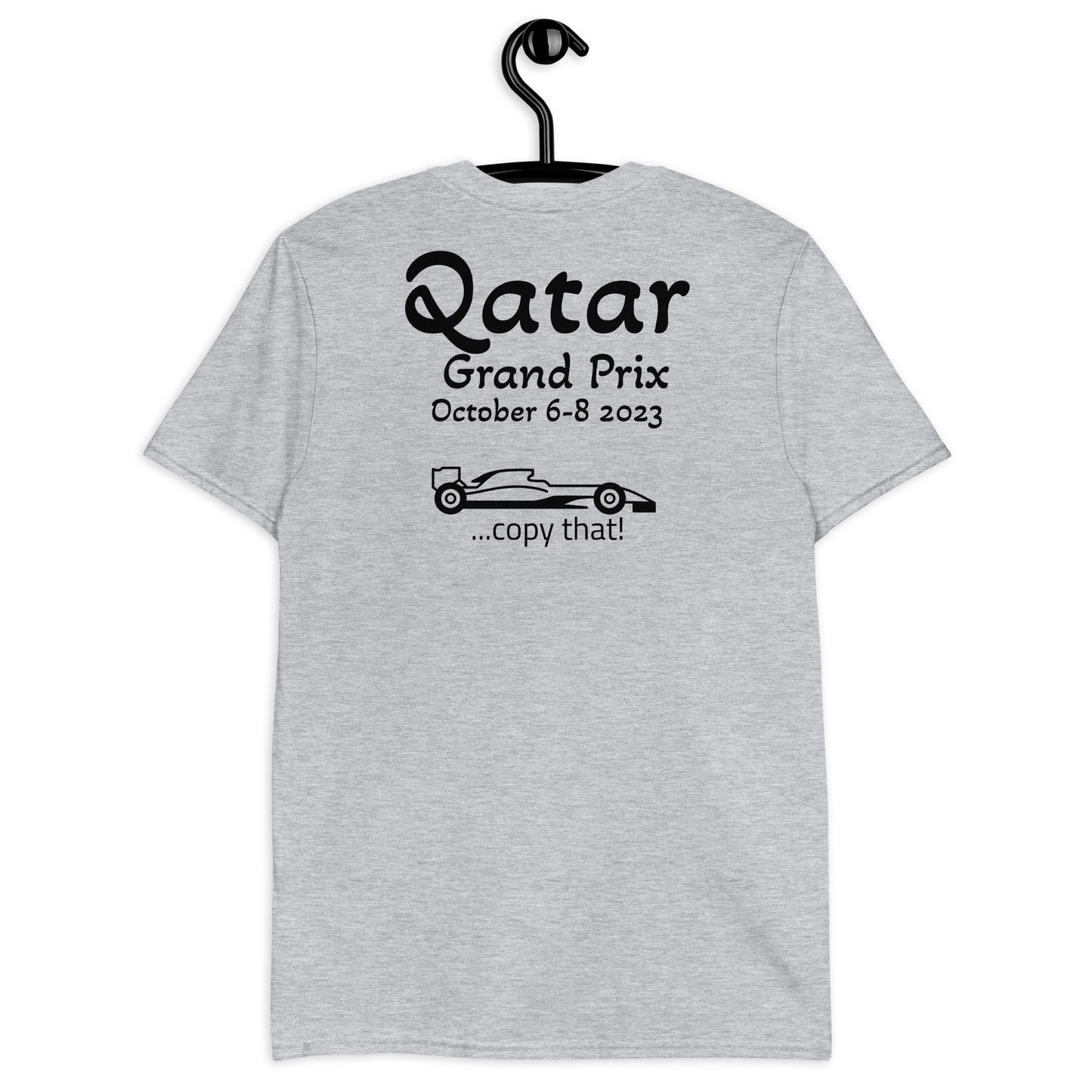 2023 Qatar Grand Prix Reverse Short-Sleeve Unisex T-Shirt