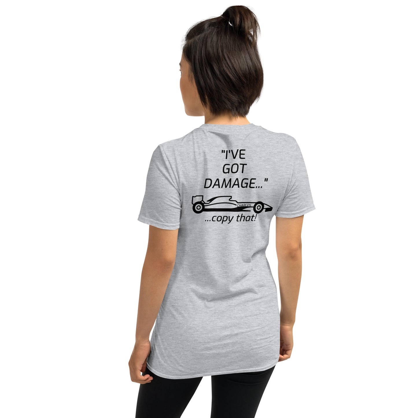 "I'VE GOT DAMAGE" - CHARLES Short-Sleeve Unisex T-Shirt