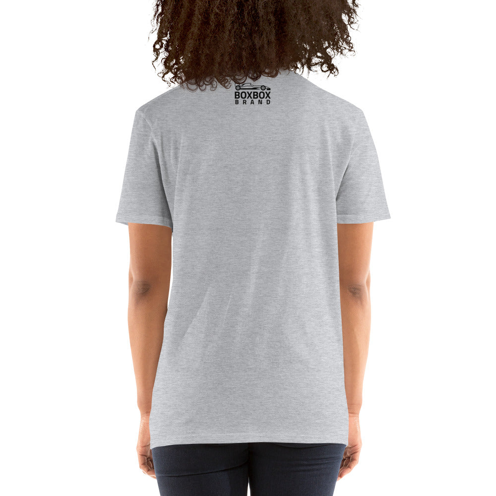 'BOX,BOX" Front-Light (Curve) Short-Sleeve Unisex T-Shirt