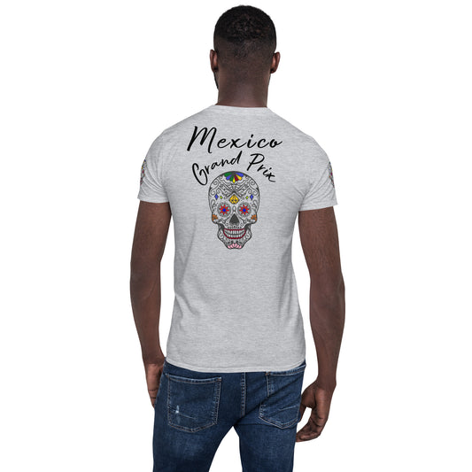 Mexico Grand Prix Reverse (Skull) Short-Sleeve Unisex T-Shirt