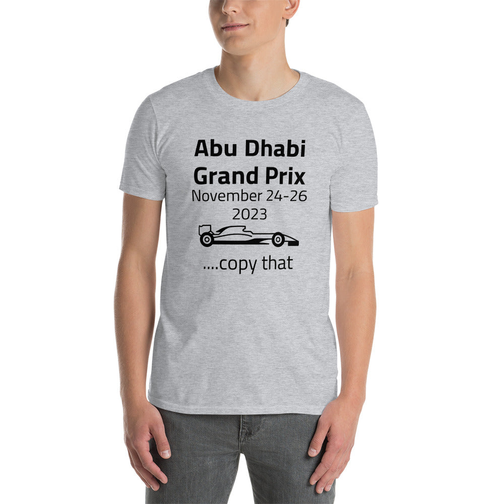 2023 Abu Dhabi Grand Prix Short-Sleeve Unisex T-Shirt