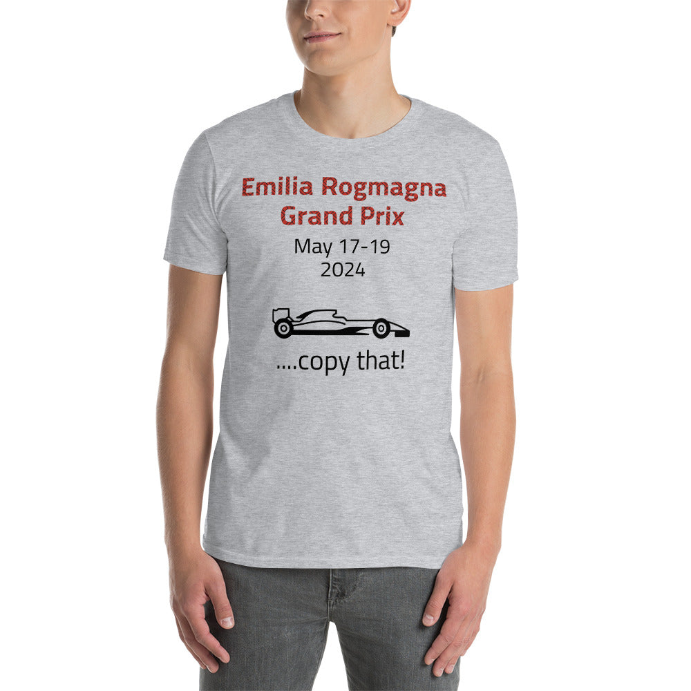 2024 Emilia Romagna Grand Prix Short-Sleeve Unisex T-Shirt